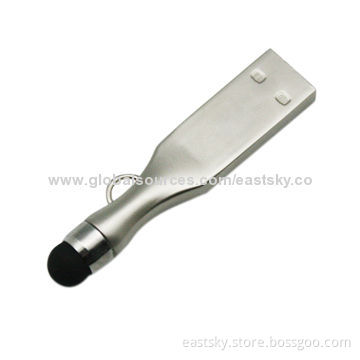Stylus Touch Pen USB Drive, 64MB to 32GB Memory Capacity OEM Orders Accepted, USB 2.0